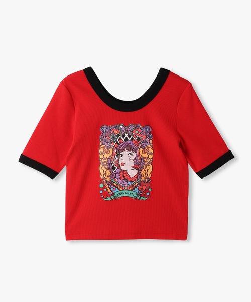 anna sui nyc(アナ スイ エヌ ワイ シー)の「HC ユニコーンTシャツ(Tシャツ/カットソー・レディース・レッド/ブラック/ホワイト・FREE)」の10枚目の写真
