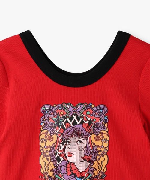 anna sui nyc(アナ スイ エヌ ワイ シー)の「HC ユニコーンTシャツ(Tシャツ/カットソー・レディース・レッド/ブラック/ホワイト・FREE)」の8枚目の写真