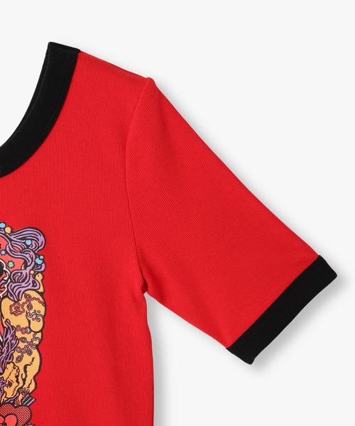 anna sui nyc(アナ スイ エヌ ワイ シー)の「HC ユニコーンTシャツ(Tシャツ/カットソー・レディース・レッド/ブラック/ホワイト・FREE)」の7枚目の写真