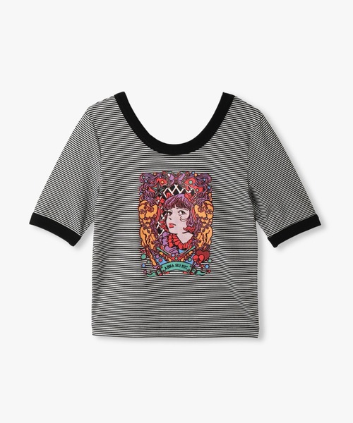 anna sui nyc(アナ スイ エヌ ワイ シー)の「HC ユニコーンTシャツ(Tシャツ/カットソー・レディース・レッド/ブラック/ホワイト・FREE)」の12枚目の写真