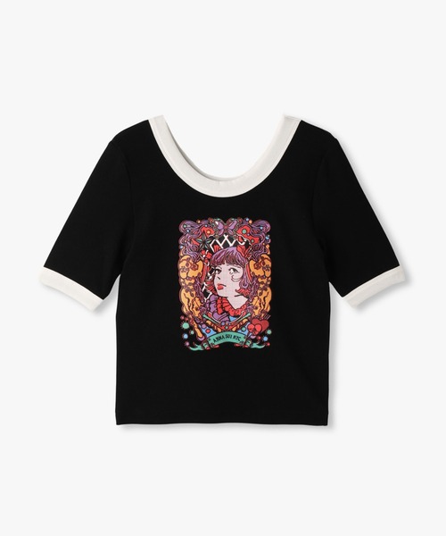 anna sui nyc(アナ スイ エヌ ワイ シー)の「HC ユニコーンTシャツ(Tシャツ/カットソー・レディース・レッド/ブラック/ホワイト・FREE)」の11枚目の写真