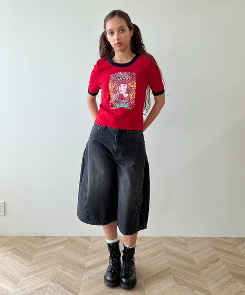 anna sui nyc(アナ スイ エヌ ワイ シー)の「HC ユニコーンTシャツ(Tシャツ/カットソー・レディース・レッド/ブラック/ホワイト・FREE)」の15枚目の写真