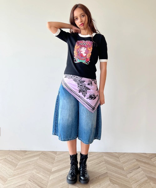 anna sui nyc(アナ スイ エヌ ワイ シー)の「HC ユニコーンTシャツ(Tシャツ/カットソー・レディース・レッド/ブラック/ホワイト・FREE)」の22枚目の写真