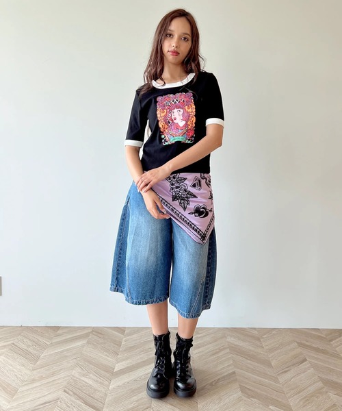 anna sui nyc(アナ スイ エヌ ワイ シー)の「HC ユニコーンTシャツ(Tシャツ/カットソー・レディース・レッド/ブラック/ホワイト・FREE)」の21枚目の写真