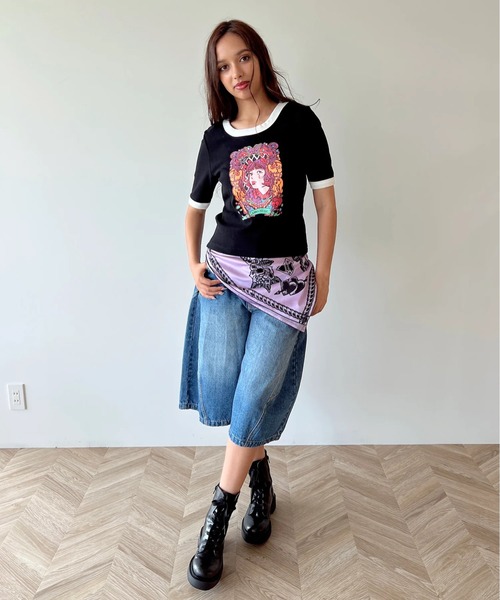 anna sui nyc(アナ スイ エヌ ワイ シー)の「HC ユニコーンTシャツ(Tシャツ/カットソー・レディース・レッド/ブラック/ホワイト・FREE)」の19枚目の写真