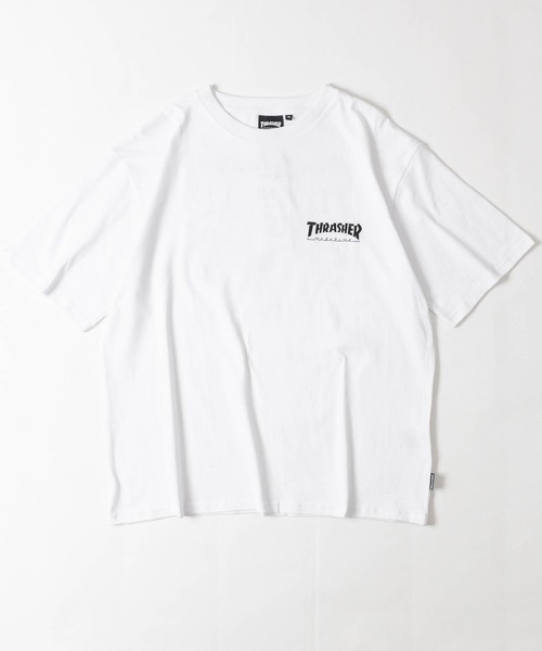 THRASHER(スラッシャー)の「【at】〔THRASHER/スラッシャー〕3Dファブリック ロゴプリントTシャツ FLAME/SKATE GOAT ショート丈有(Tシャツ/カットソー・メンズ・ホワイト系2/ブラック系1/ブラック系2/ホワイト系1・FREE/MEDIUM/LARGE)」の16枚目の写真
