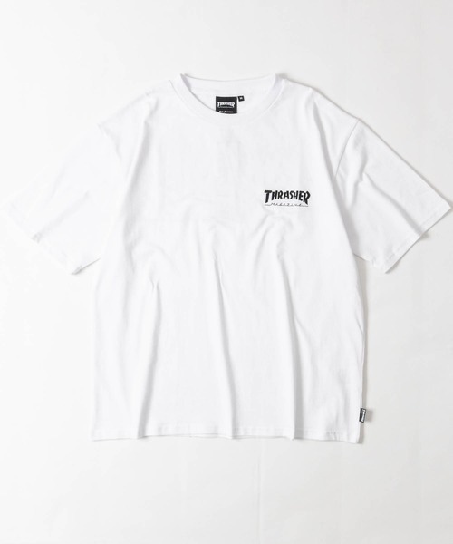 THRASHER(スラッシャー)の「【at】〔THRASHER/スラッシャー〕3Dファブリック ロゴプリントTシャツ FLAME/SKATE GOAT ショート丈有(Tシャツ/カットソー・メンズ・ホワイト系2/ブラック系1/ブラック系2/ホワイト系1・FREE/MEDIUM/LARGE)」の14枚目の写真