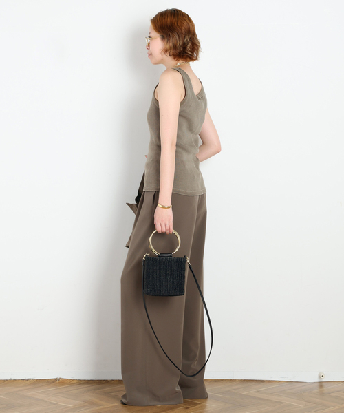 COTTO（コトゥー）の「【COTTO/コトゥー】mini ring bag（ショルダーバッグ・レディース・ブラック・FREE）」の4枚目の写真