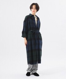ビッグ チェック ワンピース