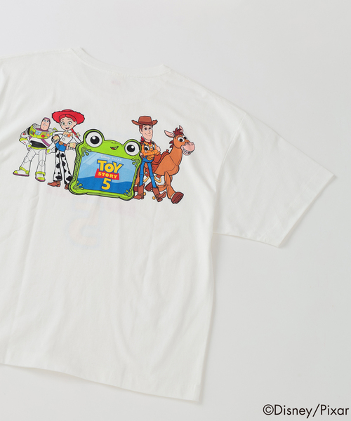 JOURNAL STANDARD relume(ジャーナルスタンダード レリューム)の「TOY STORY 5 /トイ・ストーリー 5 / 別注 FANTASY A&G INC プリント Tシャツ(Tシャツ/カットソー・メンズ・ホワイト/ブラック/ブラックミックス/ホワイト系その他/ブラック系その他・MEDIUM/LARGE)」の9枚目の写真