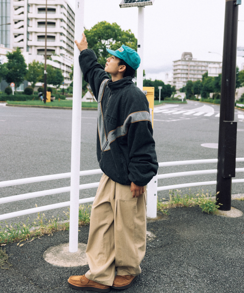 ANGLAN(アングラン)の「Herringbone Fatigue Balloon Pants - Beige(その他パンツ・メンズ・その他・1/2)」の8枚目の写真