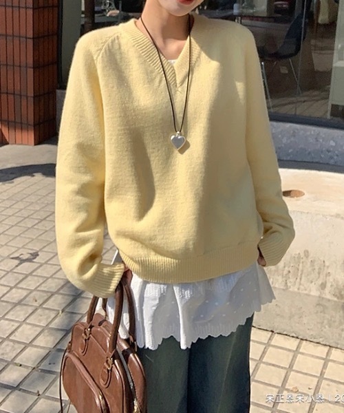 SHERU(シェル)の「【2 デザイン展開】レース透かし刺繍ティアードキャミチュニック 重ね着用 A ラインミニスリップ レディース韓国デイリーレイヤードトップス(チュニック・レディース・ホワイト/ホワイト系その他・F)」の8枚目の写真