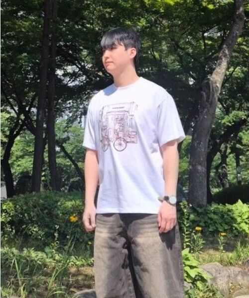 ANALOG MOOD(アナログムード)の「クラシックブックストア 半袖Tシャツ (カーキ)(Tシャツ/カットソー・レディース・その他・SMALL/MEDIUM/LARGE/X-LARGE/2XL)」の11枚目の写真
