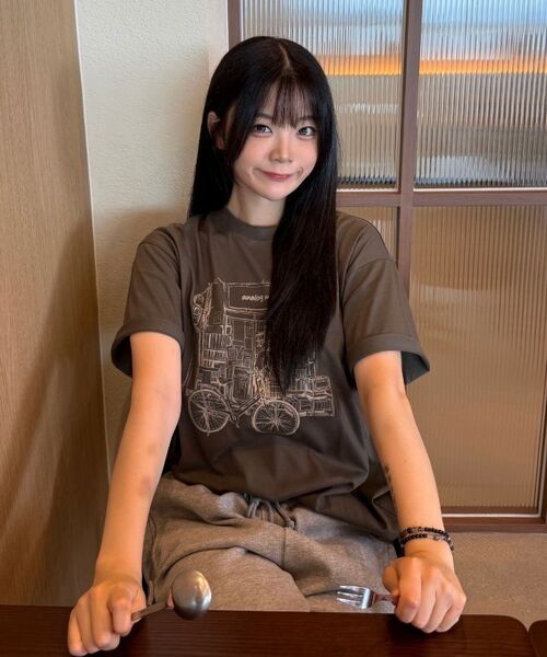 ANALOG MOOD(アナログムード)の「クラシックブックストア 半袖Tシャツ (カーキ)(Tシャツ/カットソー・レディース・その他・SMALL/MEDIUM/LARGE/X-LARGE/2XL)」の12枚目の写真