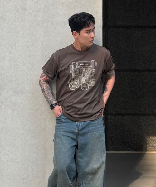ANALOG MOOD(アナログムード)の「クラシックブックストア 半袖Tシャツ (カーキ)(Tシャツ/カットソー・レディース・その他・SMALL/MEDIUM/LARGE/X-LARGE/2XL)」の13枚目の写真