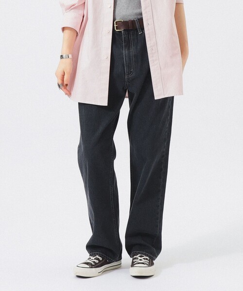 BEAMS BOY（ビームスボーイ）の「ボーイ デニム パンツ（デニムパンツ・レディース・インディゴブルー/ブラック・1/0/2）」の6枚目の写真