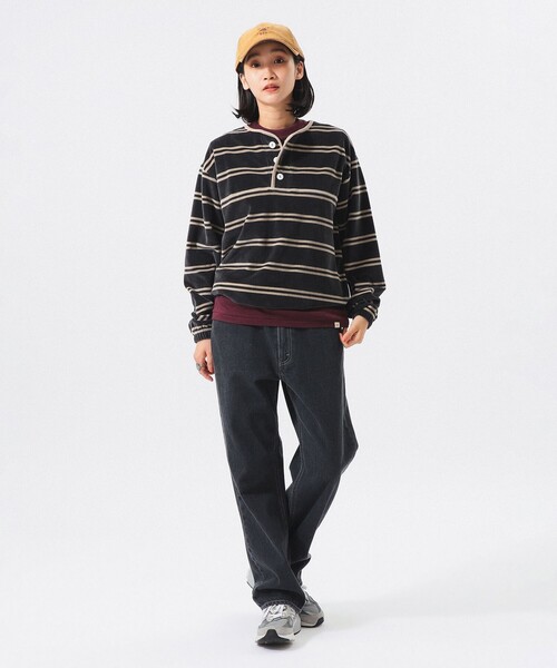 BEAMS BOY（ビームスボーイ）の「ボーイ デニム パンツ（デニムパンツ・レディース・インディゴブルー/ブラック・1/0/2）」の7枚目の写真