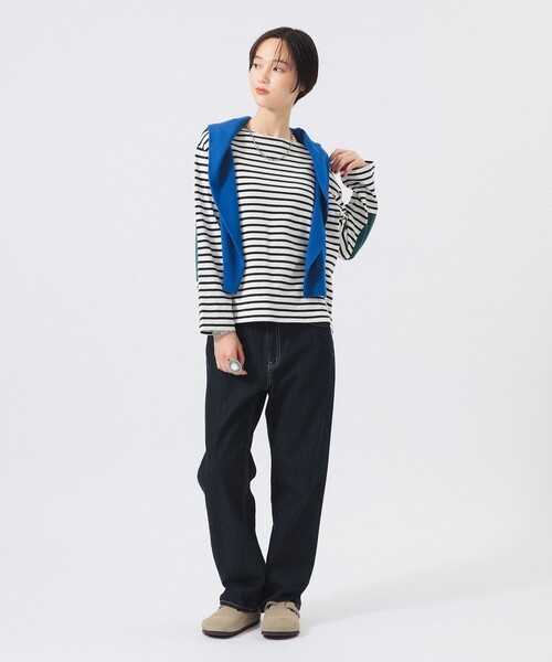 BEAMS BOY（ビームスボーイ）の「ボーイ デニム パンツ（デニムパンツ・レディース・インディゴブルー/ブラック・1/0/2）」の10枚目の写真