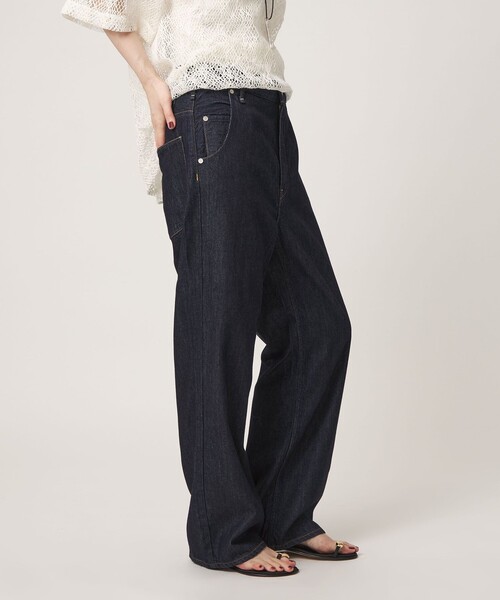 upperhights(アッパーハイツ)の「【別注】<upper hights for conte> デニムパンツ SEPT(デニムパンツ・レディース・ブラック/コバルトブルー・M/S/XS)」の7枚目の写真