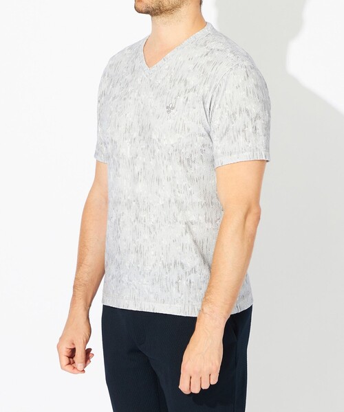 EPOCA UOMO(エポカウォモ)の「にじみプリントカットソー(Tシャツ/カットソー・メンズ・ライトグレー/ブルー系その他7・48/46)」の10枚目の写真