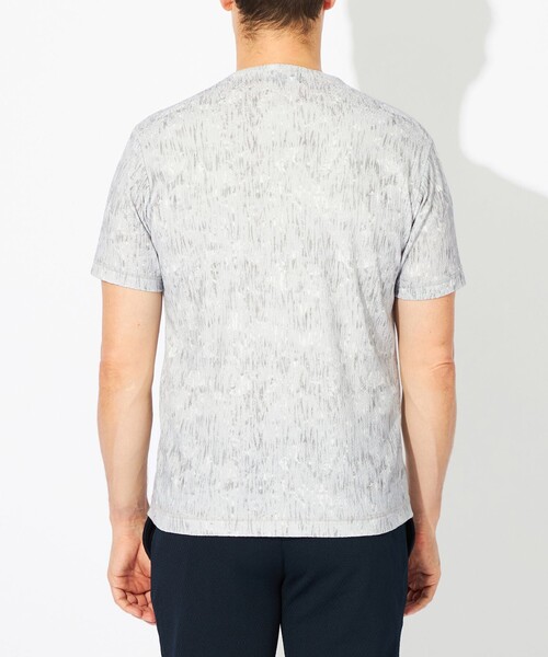 EPOCA UOMO(エポカウォモ)の「にじみプリントカットソー(Tシャツ/カットソー・メンズ・ライトグレー/ブルー系その他7・48/46)」の3枚目の写真