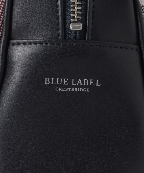 BLUE LABEL CRESTBRIDGE（ブルーレーベルクレストブリッジ）の「クレストブリッジチェックキャンバスミニボストン（ショルダーバッグ・レディース・パープル系その他4/レッド・FREE）」の4枚目の写真