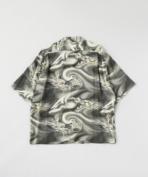 GOLD(ゴールド)の「GOLD / ゴールド ALOHA SHIRT "DORAGON"(シャツ/ブラウス・メンズ・ブラック・LARGE/MEDIUM)」の2枚目の写真