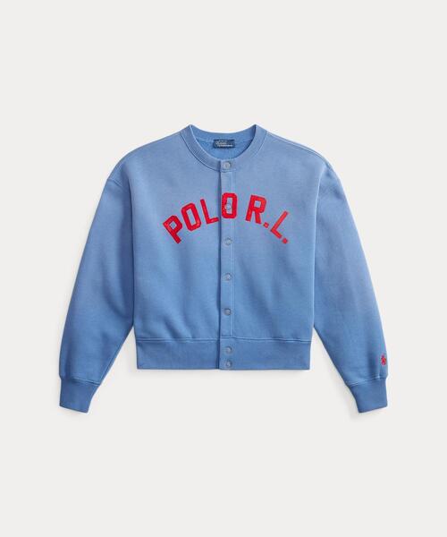 POLO RALPH LAUREN(ポロ ラルフ ローレン)の「ロゴ フリース スナップド カーディガン(カーディガン/ボレロ・レディース・ブルー・S/M/L/XS)」の2枚目の写真