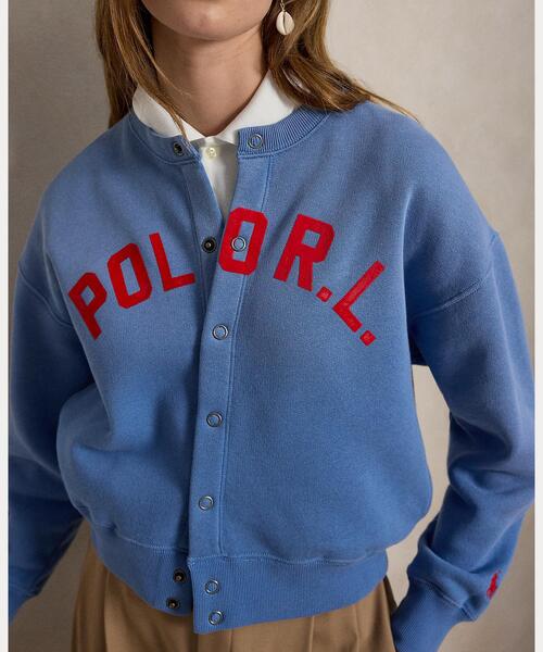 POLO RALPH LAUREN(ポロ ラルフ ローレン)の「ロゴ フリース スナップド カーディガン(カーディガン/ボレロ・レディース・ブルー・S/M/L/XS)」の5枚目の写真