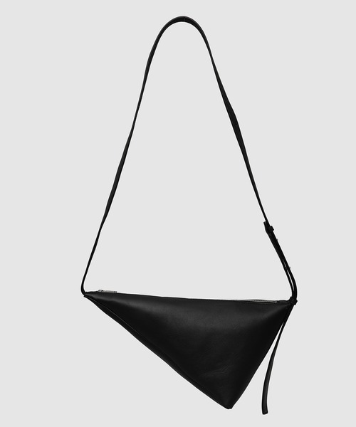 JIL SANDER(ジルサンダー)の「TRIANGLE CROSSBODY(ショルダーバッグ・メンズ・ブラウン/ブラック・UNI)」の3枚目の写真