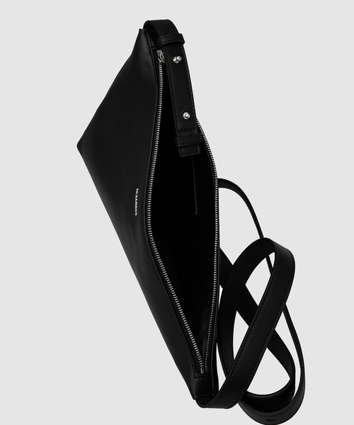 JIL SANDER(ジルサンダー)の「TRIANGLE CROSSBODY(ショルダーバッグ・メンズ・ブラウン/ブラック・UNI)」の9枚目の写真