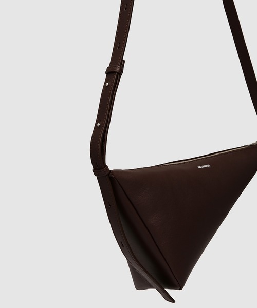 JIL SANDER(ジルサンダー)の「TRIANGLE CROSSBODY(ショルダーバッグ・メンズ・ブラウン/ブラック・UNI)」の11枚目の写真