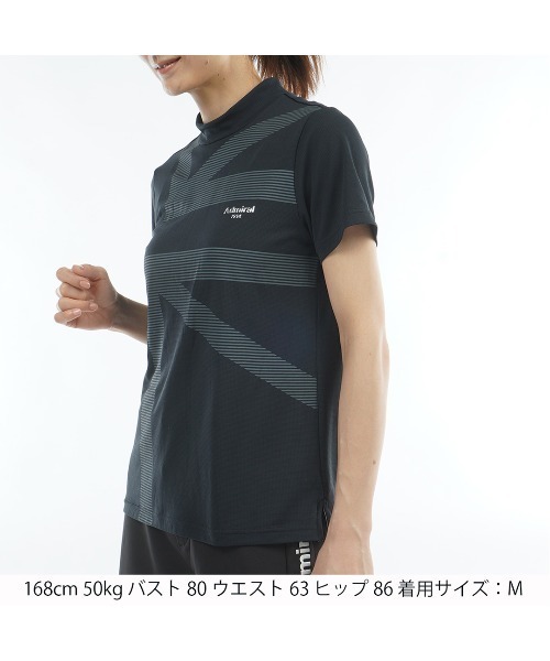 Admiral Golf（アドミラル　ゴルフ）の「ｶﾗﾀｯﾁﾌﾟﾗｽ UJﾓｯｸﾈｯｸｼｬﾂ（ポロシャツ・レディース・ブラック・LL/M/L）」の2枚目の写真