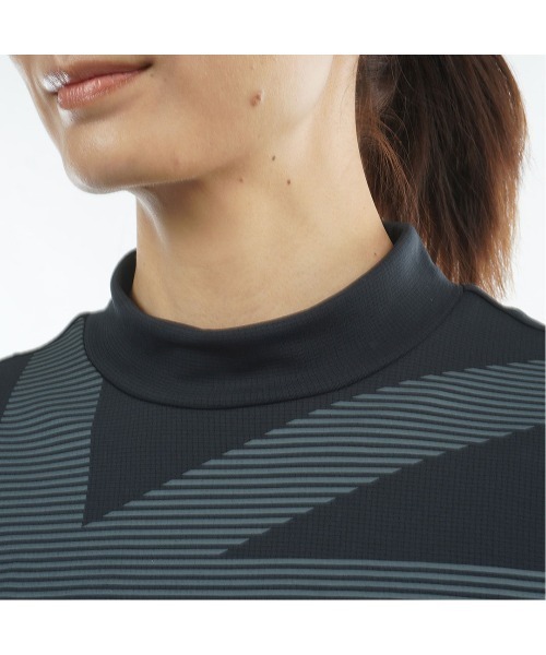 Admiral Golf（アドミラル　ゴルフ）の「ｶﾗﾀｯﾁﾌﾟﾗｽ UJﾓｯｸﾈｯｸｼｬﾂ（ポロシャツ・レディース・ブラック・LL/M/L）」の5枚目の写真