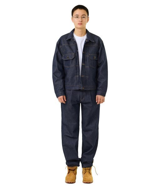 LAUGHER（ラファー）の「[ノンフェイド] カウボーイデニムパンツ - ディープブルー（デニムパンツ・レディース・ダークブルー・32/28/30）」の5枚目の写真