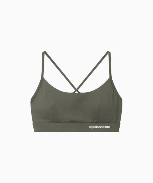 MENASOO(ミナス)の「Cross Strap Bra Top_Khaki(チューブトップ・レディース・カーキ・MEDIUM/LARGE/SMALL)」の12枚目の写真