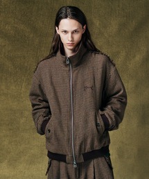glamb（グラム）の「Damage Houndstooth Jacket / ダメージハウンドトゥースジャケット（ブルゾン）」