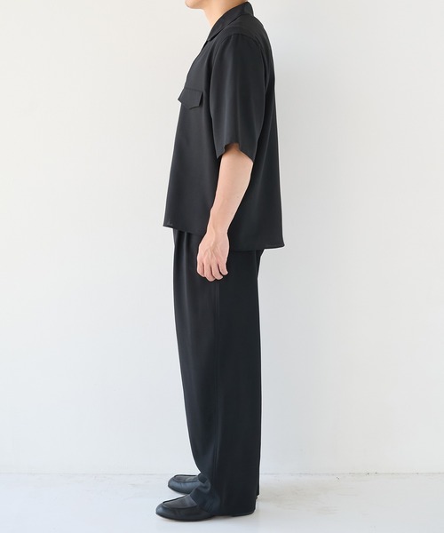 STUDIOUS(ステュディオス)の「【STUDIOUS】Extra Wool Open Shirts(シャツ/ブラウス・メンズ・チェック/グレイッシュベージュ/ブラック・2/1)」の20枚目の写真
