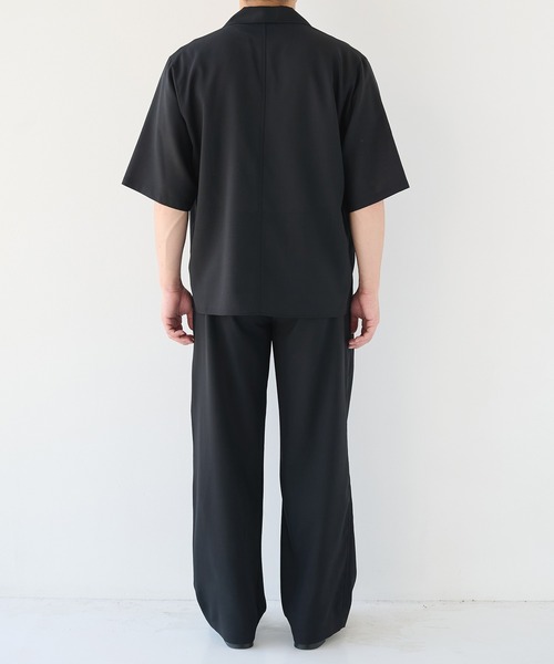 STUDIOUS(ステュディオス)の「【STUDIOUS】Extra Wool Open Shirts(シャツ/ブラウス・メンズ・チェック/グレイッシュベージュ/ブラック・2/1)」の21枚目の写真