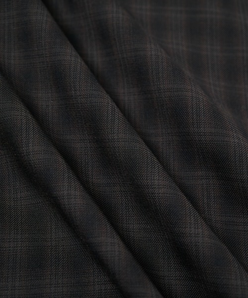 STUDIOUS(ステュディオス)の「【STUDIOUS】Extra Wool Open Shirts(シャツ/ブラウス・メンズ・チェック/グレイッシュベージュ/ブラック・2/1)」の8枚目の写真
