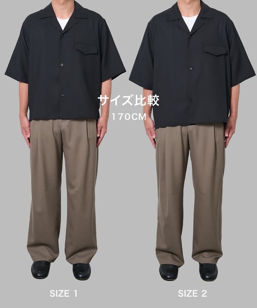 STUDIOUS(ステュディオス)の「【STUDIOUS】Extra Wool Open Shirts(シャツ/ブラウス・メンズ・チェック/グレイッシュベージュ/ブラック・2/1)」の15枚目の写真
