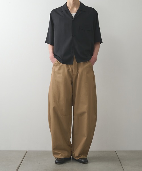 STUDIOUS(ステュディオス)の「【STUDIOUS】Extra Wool Open Shirts(シャツ/ブラウス・メンズ・チェック/グレイッシュベージュ/ブラック・2/1)」の17枚目の写真