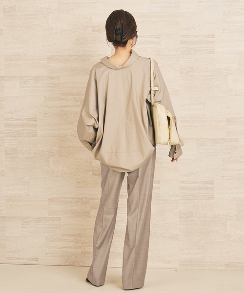 plage（プラージュ）の「《追加》R’IAM フォルムスキッパーシャツ 2（シャツ/ブラウス・レディース・ホワイト/バーガンディー/ベージュ系その他・FREE）」の20枚目の写真