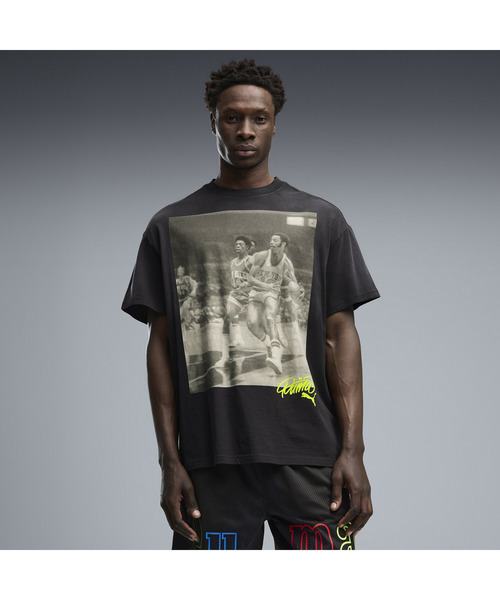 PUMA Mens Basket Ball Model — полуслободная футболка с коротким рукавом I