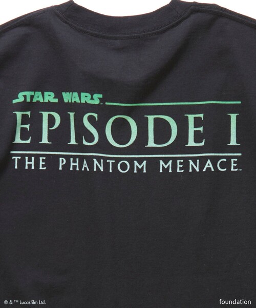 FREAK'S STORE(フリークスストア)の「FREAK'S MOVIE/フリークスムービー SW26 EP1 QUI-GON(Tシャツ/カットソー・メンズ・ブラック・MEDIUM/LARGE/X-LARGE)」の8枚目の写真