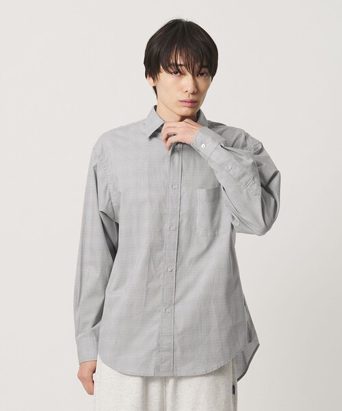 NICE WEATHER(ナイスウェザー)の「<NICE WEATHER>ミニチェック シャツ(シャツ/ブラウス・メンズ・ライトグレー/モカ・L/M/XS/S)」の22枚目の写真