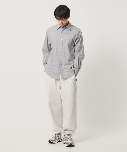 NICE WEATHER(ナイスウェザー)の「<NICE WEATHER>ミニチェック シャツ(シャツ/ブラウス・メンズ・ライトグレー/モカ・L/M/XS/S)」の16枚目の写真