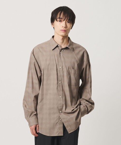 NICE WEATHER(ナイスウェザー)の「<NICE WEATHER>ミニチェック シャツ(シャツ/ブラウス・メンズ・ライトグレー/モカ・L/M/XS/S)」の17枚目の写真