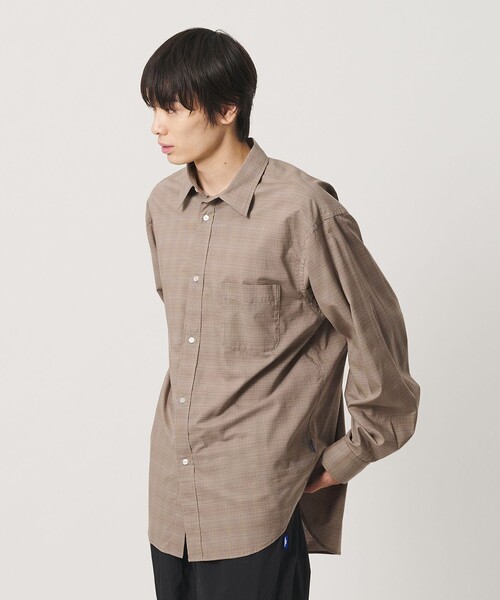 NICE WEATHER(ナイスウェザー)の「<NICE WEATHER>ミニチェック シャツ(シャツ/ブラウス・メンズ・ライトグレー/モカ・L/M/XS/S)」の18枚目の写真