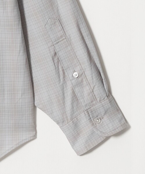 NICE WEATHER(ナイスウェザー)の「<NICE WEATHER>ミニチェック シャツ(シャツ/ブラウス・メンズ・ライトグレー/モカ・L/M/XS/S)」の13枚目の写真